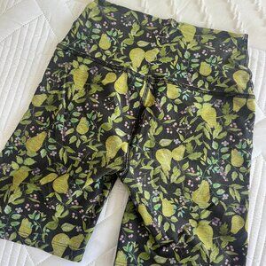 Beyond Yoga Green Multi Biker Shorts